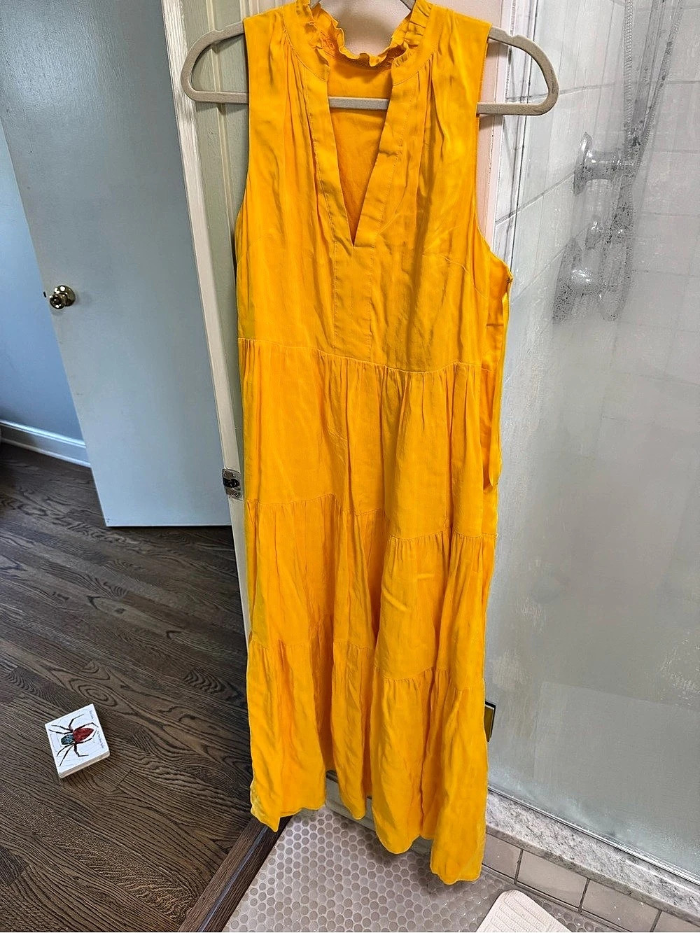 Yellow Sleeveless dress Like New
